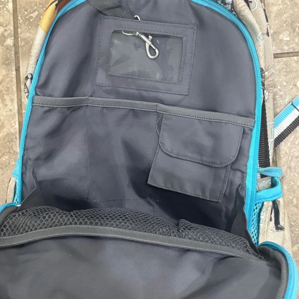 Pottery Barn Kids Star Wars‎ Rey Millennium Falcon Backpack Tan Blue Small